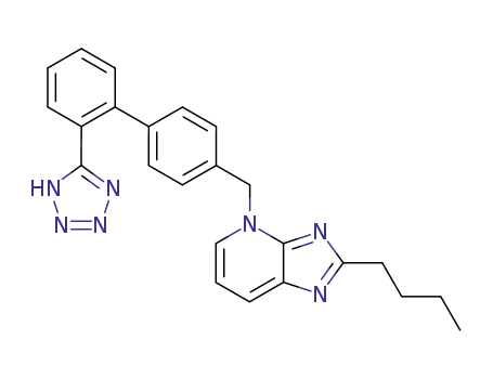 2-n-butyl-4-<2'-(1H-tetrazol-5-yl)-4-biphenylylmethyl>-4H-imidazo<4,5-b>pyridine