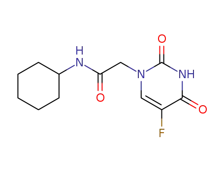 N-Cyclohexyl-2-(5-fluoro-2,4-dioxo-3,4-dihydro-2H-pyrimidin-1-yl)-acetamide