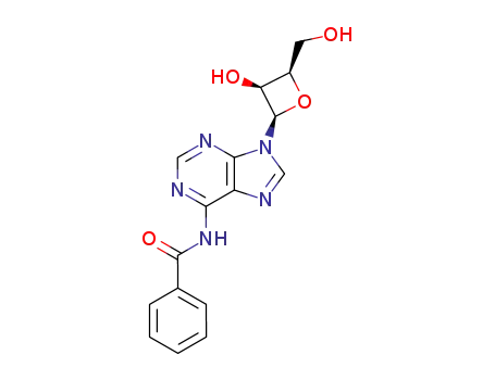 N-[9-((2R,3S,4R)-3-Hydroxy-4-hydroxymethyl-oxetan-2-yl)-9H-purin-6-yl]-benzamide