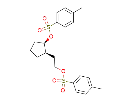 (+/-)-<i>cis</i>-1-(toluene-4-sulfonyloxy)-2-[2-(toluene-4-sulfonyloxy)-ethyl]-cyclopentane