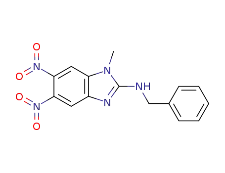 1-methyl-2-benzylamino-5,6-dinitrobenzimidazole