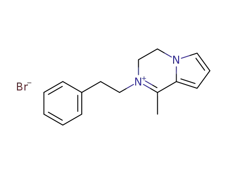 1-Methyl-2-phenethyl-3,4-dihydro-pyrrolo[1,2-a]pyrazin-2-ium; bromide