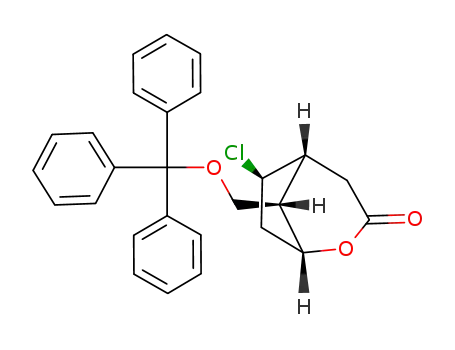 (1R,5R,6R,8S)-6-Chloro-8-trityloxymethyl-2-oxa-bicyclo[3.2.1]octan-3-one