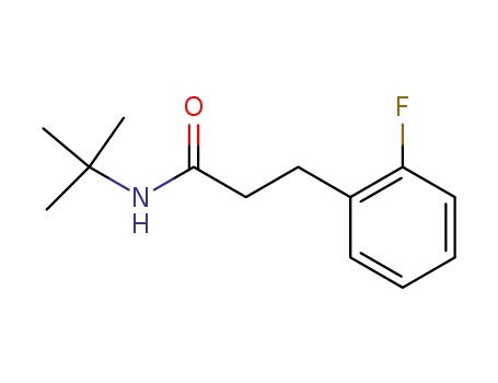 Benzenepropanamide, N-(1,1-dimethylethyl)-2-fluoro-