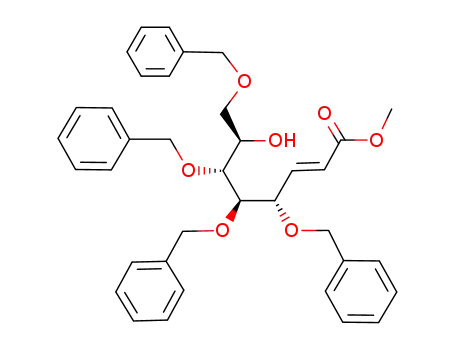 (E)-methyl 4,5,6,8-tetra-O-benzyl-2,3-dideoxy-D-gluco-oct-2-enonate
