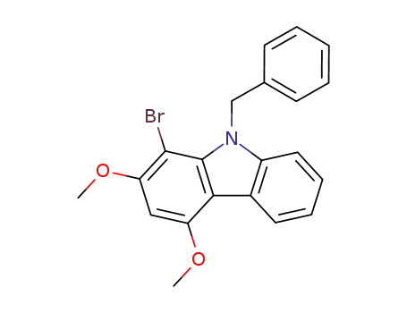 9H-Carbazole, 1-bromo-2,4-dimethoxy-9-(phenylmethyl)-