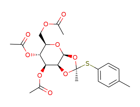 3,4,6-tri-O-acetyl-1,2-O-(1-(exo-p-tolylthio)ethylidene)-beta-D-mannopyranose