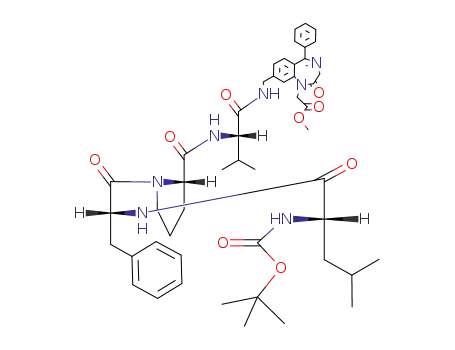 (8-{[(S)-2-({(S)-1-[(R)-2-((S)-2-tert-Butoxycarbonylamino-4-methyl-pentanoylamino)-3-phenyl-propionyl]-pyrrolidine-2-carbonyl}-amino)-3-methyl-butyrylamino]-methyl}-2-oxo-5-phenyl-2,3-dihydro-benzo[e][1,4]diazepin-1-yl)-acetic acid methyl ester