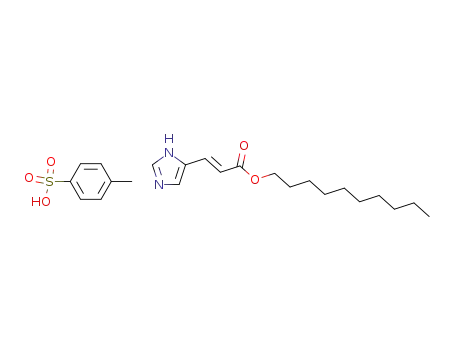 (E)-3-(3H-Imidazol-4-yl)-acrylic acid decyl ester; compound with toluene-4-sulfonic acid