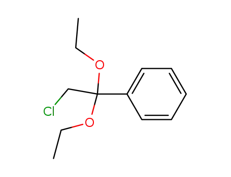 Molecular Structure of 109481-85-8 (Benzene, (2-chloro-1,1-diethoxyethyl)-)