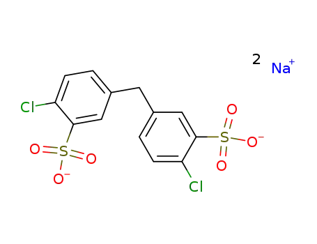 Molecular Structure of 79506-28-8 (bis(4-chloro-3-sulfophenyl)methane, disodium salt)