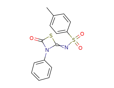 3-phenyl-4-tosylimino-1,3-thiazetidine-2-one