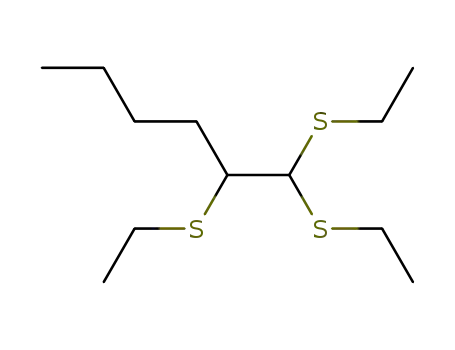 2-thioethoxyhexanal diethyl mercaptal