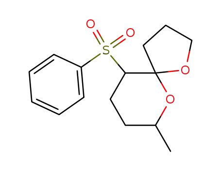 10-Benzenesulfonyl-7-methyl-1,6-dioxa-spiro[4.5]decane