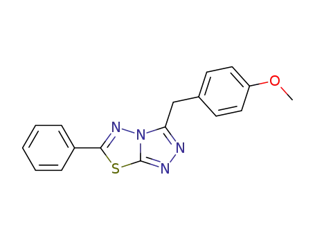 3-(4-Methoxybenzyl)-6-phenyl[1,2,4]triazolo[3,4-b][1,3,4]thiadiazole