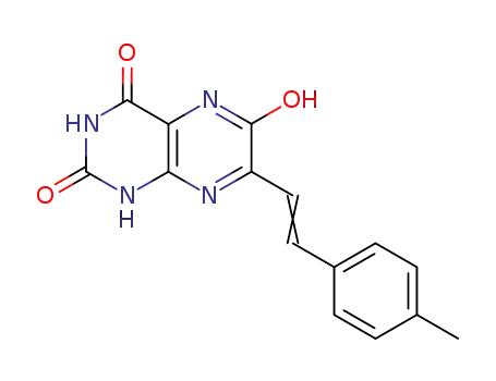 6-Hydroxy-7-((E)-2-p-tolyl-vinyl)-1H-pteridine-2,4-dione