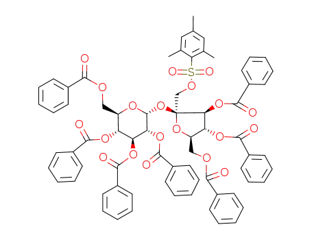 2,3,4,6,3',4',6'-hepta-O-benzoyl-1'-O-trimsylsucrose