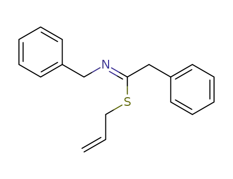 N-Benzyl-2-phenyl-thioacetimidic acid allyl ester