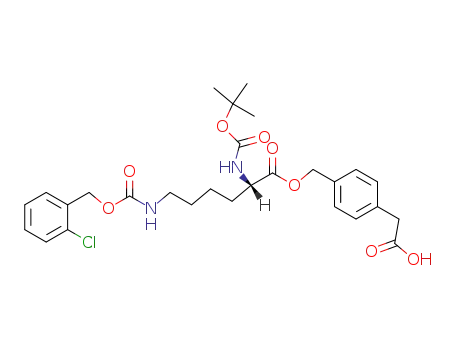 (S)-2-tert-Butoxycarbonylamino-6-(2-chloro-benzyloxycarbonylamino)-hexanoic acid 4-carboxymethyl-benzyl ester