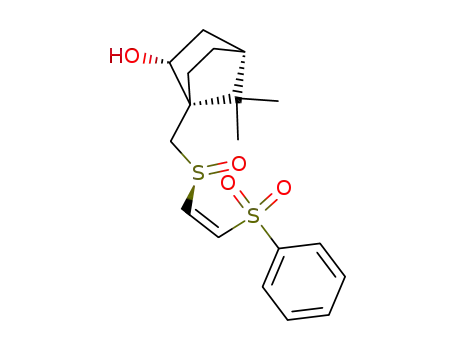 (1S,2R,4R)-1-((R)-(Z)-2-Benzenesulfonyl-ethenesulfinylmethyl)-7,7-dimethyl-bicyclo[2.2.1]heptan-2-ol