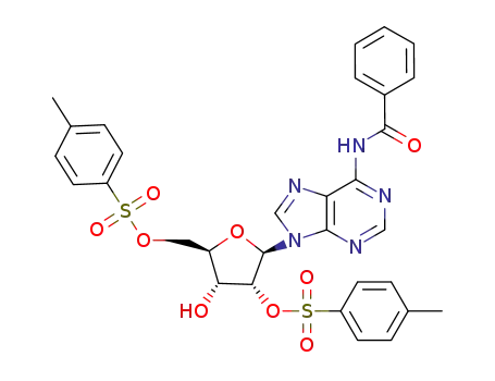 N<sup>6</sup>-benzoyl-2',5'-di-O-p-tolylsulphonyladenosine