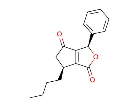 (3R,6S)-6-Butyl-3-phenyl-5,6-dihydro-3H-cyclopenta[c]furan-1,4-dione