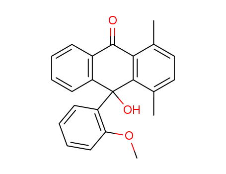 9(10H)-Anthracenone, 10-hydroxy-10-(2-methoxyphenyl)-1,4-dimethyl-