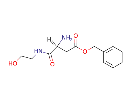 Butanoic acid, 3-amino-4-[(2-hydroxyethyl)amino]-4-oxo-, phenylmethyl
ester, (S)-