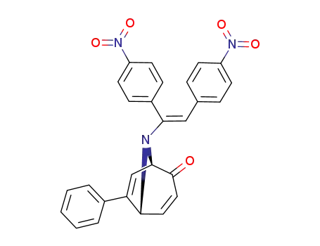 8-(1,2-di-p-nitrophenylvinyl)-6-phenyl-8-azabicyclo<3.2.1>octa-3,6-dien-2-one