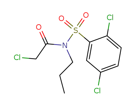 2-Chloro-N-(2,5-dichlorobenzene-1-sulfonyl)-N-propylacetamide
