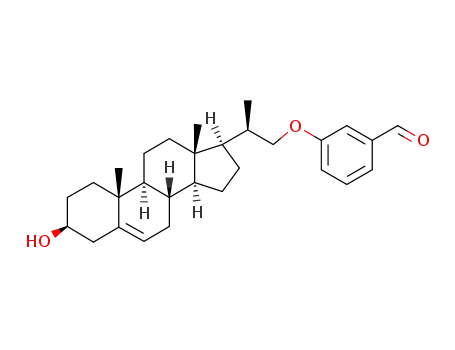 3-[(R)-2-((3S,8S,9S,10R,13S,14S,17R)-3-Hydroxy-10,13-dimethyl-2,3,4,7,8,9,10,11,12,13,14,15,16,17-tetradecahydro-1H-cyclopenta[a]phenanthren-17-yl)-propoxy]-benzaldehyde