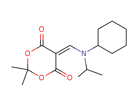 5-(N-cyclohexyl-N-isopropyl)-aminomethylene-2,2-dimethyl-1,3-dioxane-4,6-dione