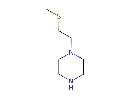 Molecular Structure of 56764-71-7 (Piperazine,  1-[2-(methylthio)ethyl]-)