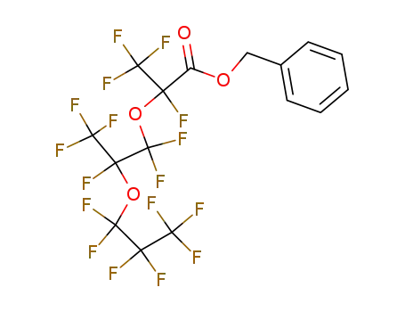 Benzyl 2,3,3,3-tetrafluoro-2-[1,1,2,3,3,3-hexafluoro-2-(heptafluoropropoxy)propoxy]propanoate