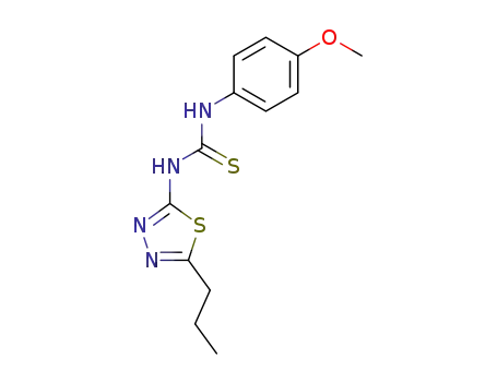 1-(4-Methoxy-phenyl)-3-(5-propyl-[1,3,4]thiadiazol-2-yl)-thiourea