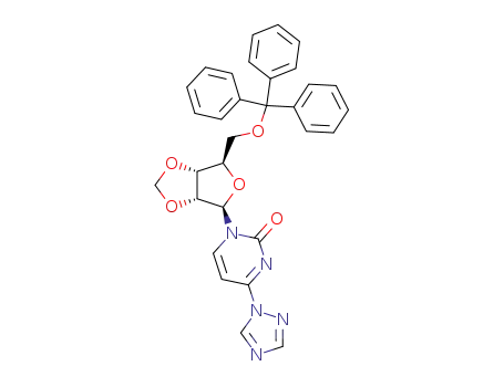 4-[1,2,4]Triazol-1-yl-1-((3aR,4R,6R,6aR)-6-trityloxymethyl-tetrahydro-furo[3,4-d][1,3]dioxol-4-yl)-1H-pyrimidin-2-one
