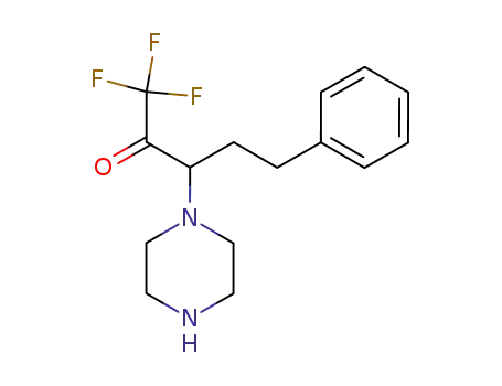 1,1,1-Trifluoro-5-phenyl-3-piperazin-1-yl-pentan-2-one