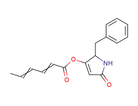 (2E,4E)-Hexa-2,4-dienoic acid 2-benzyl-5-oxo-2,5-dihydro-1H-pyrrol-3-yl ester
