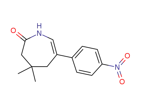 4,4-dimethyl-6-(4'-nitrophenyl)-2,3,4,5-tetrahydro-1H-azepin-2-one