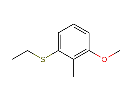 Molecular Structure of 85428-46-2 (1-(Ethylthio)-3-methoxy-2-methylbenzene)