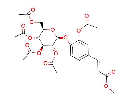 methyl pentaacetyl-4-O-β-D-glucopyranosylcaffeate