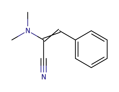 2-Propenenitrile, 2-(dimethylamino)-3-phenyl-