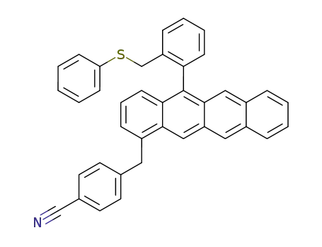 1-(p-cyanobenzyl)-5-<2-<(phenylthio)methyl>phenyl>naphthacene