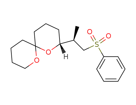 (R)-2-((R)-2-Benzenesulfonyl-1-methyl-ethyl)-1,7-dioxa-spiro[5.5]undecane