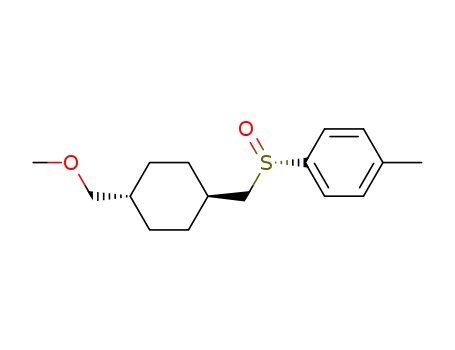 1-((S)-4-Methoxymethyl-cyclohexylmethanesulfinyl)-4-methyl-benzene