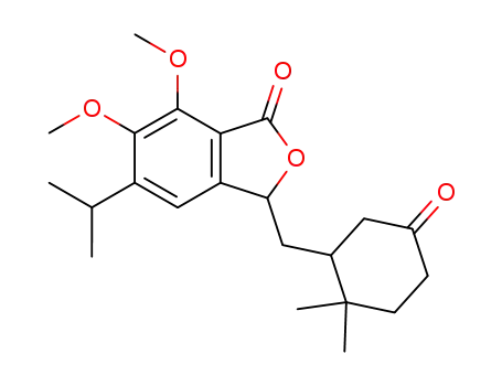 3-(2,2-Dimethyl-5-oxo-cyclohexylmethyl)-5-isopropyl-6,7-dimethoxy-3H-isobenzofuran-1-one