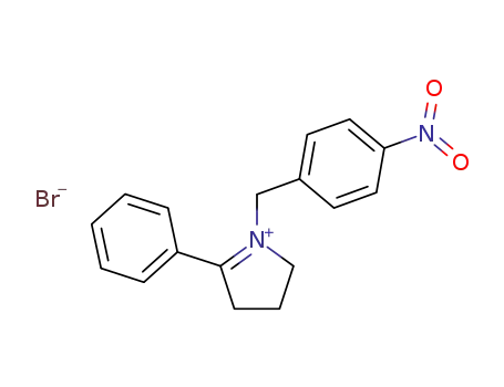 1-(4-Nitro-benzyl)-5-phenyl-3,4-dihydro-2H-pyrrolium; bromide