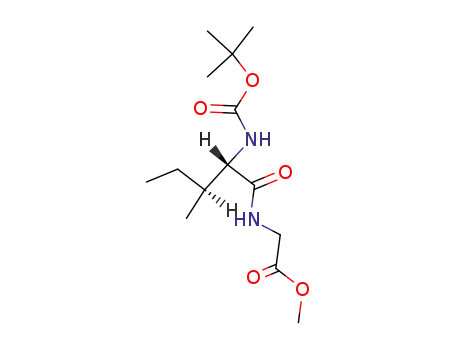 Molecular Structure of 16257-04-8 (BOC-ILE-GLY-OME)