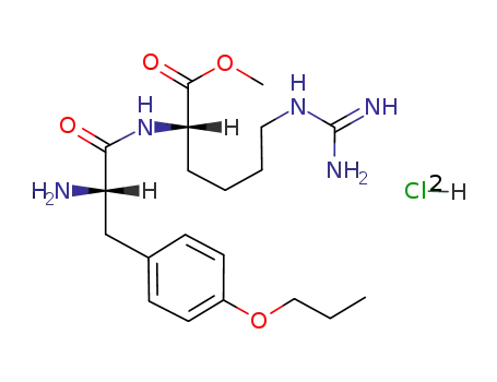 Molecular Structure of 85676-42-2 (H-Tyr(n-Pr)-Har-OMe<sub>.2</sub>HCl)