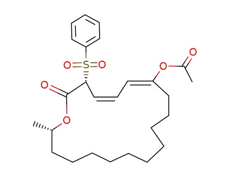 (2R,3Z,5E,17S)-6-Acetoxy-2-(phenylsulfonyl)octadeca-3,5-dien-17-olid
